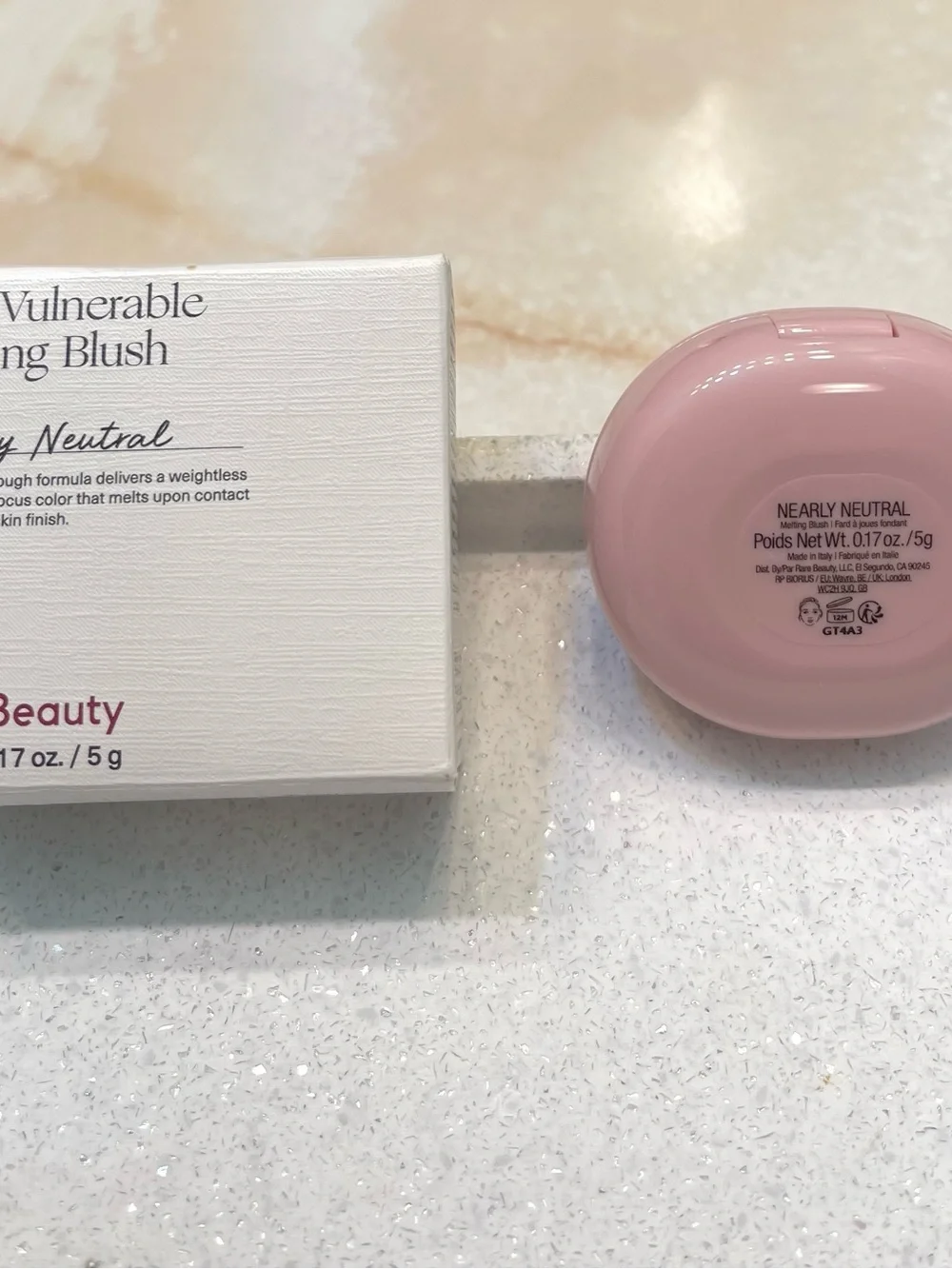 Rare Beauty ~ ‘NEARLY NEUTRAL’ ~ Stay Vulnerable Melting Blush ~ Full Size 5 g